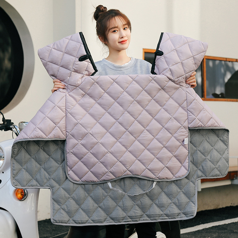 Покривка за предното стъкло на електрическо превозно средство, двустранно водоустойчива, полиестер, минималистичен стил, марка Mubeijia