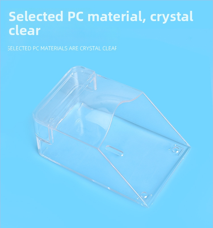 Acoperire impermeabilă pentru sonerie, sonerie wireless, protecție pentru butonul soneriei, model: Doorbell rain cover, fără alimentare