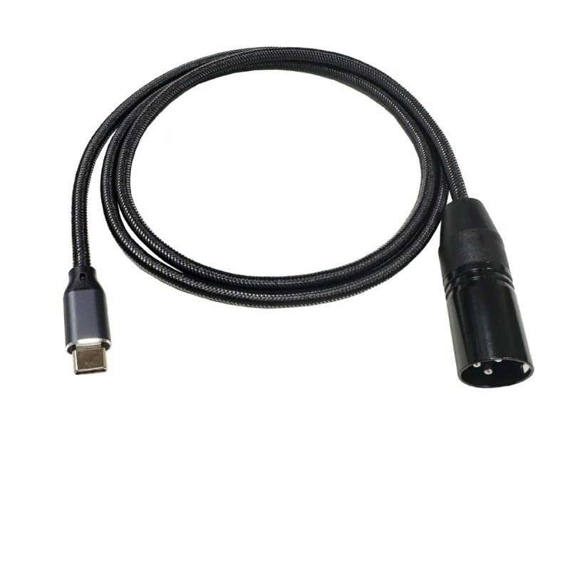 Καλώδιο μικροφώνου Type-C προς XLR, επιχρυσωμένες συνδέσεις, καλώδιο ήχου για ψηφιακές συσκευές