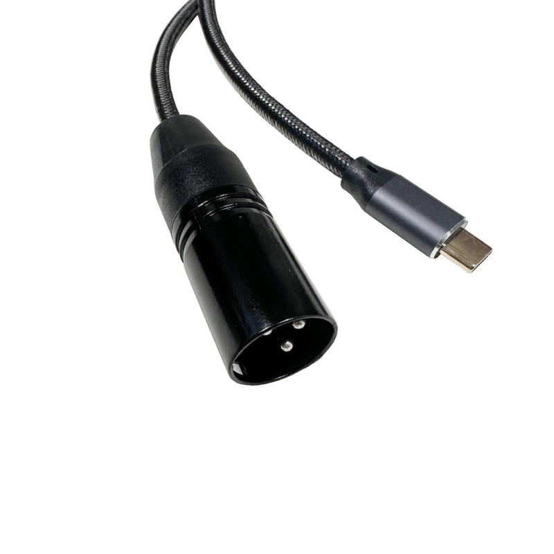 Καλώδιο μικροφώνου Type-C προς XLR, επιχρυσωμένες συνδέσεις, καλώδιο ήχου για ψηφιακές συσκευές