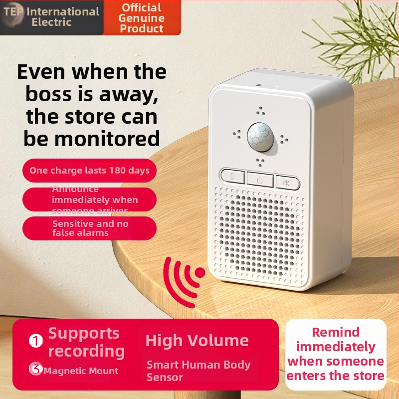 Senzorový zvon na dvere | Značka: TEP | Model: Human Body Sensor Reminder | Nie je importované