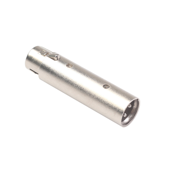 DMX signala lampica od cinkovog legura s XLR adapterom, 3-pin muški na 5-pin ženski