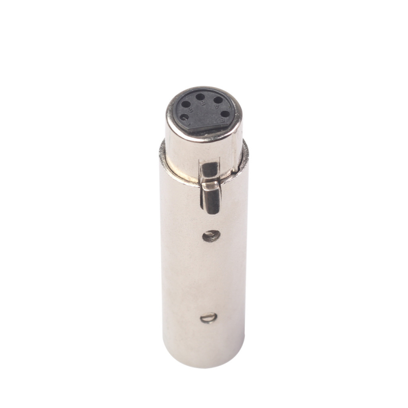 DMX signala lampica od cinkovog legura s XLR adapterom, 3-pin muški na 5-pin ženski