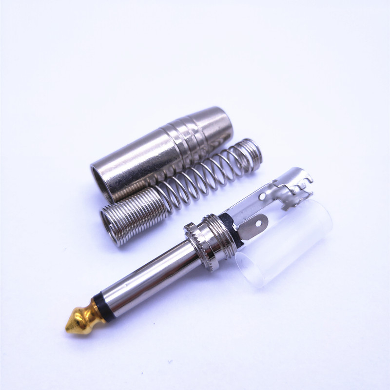 Weyida моно микрофонна глава със златно покритие на контактите, Xinya моно щепсел (аудио/видео)