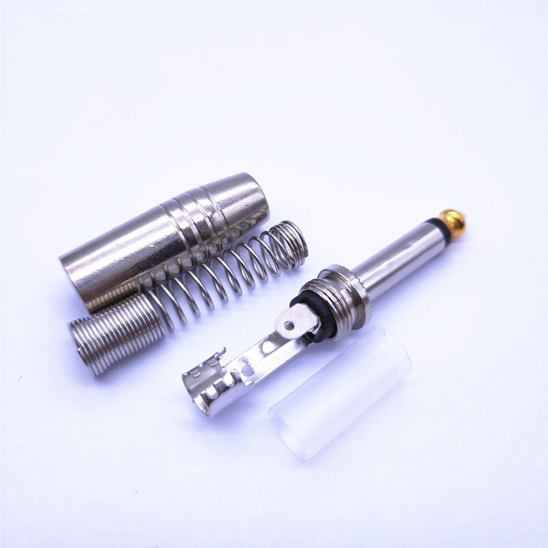 Weyida моно микрофонна глава със златно покритие на контактите, Xinya моно щепсел (аудио/видео)