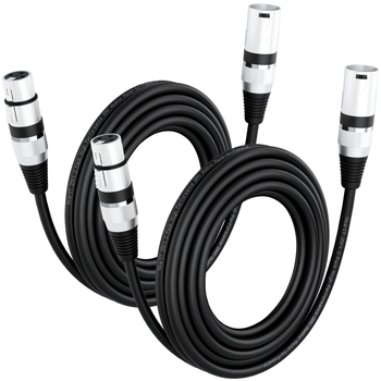 XLR muški–ženski kabel za mikrofon, ekranirani zvukovni kabel s PVC omotačem, ROHS certifikat, za audio/video