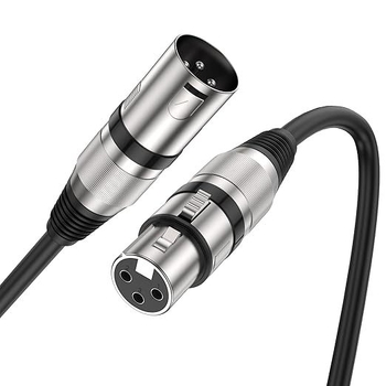 XLR muški–ženski kabel za mikrofon, ekranirani zvukovni kabel s PVC omotačem, ROHS certifikat, za audio/video