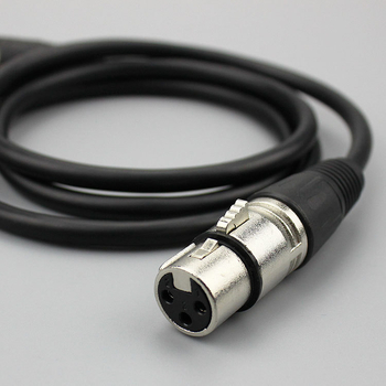Izbalansirani XLR produžni kabel, XLR audio kabel s tri jezgre za mikser, DMX mikrofon, vatrootporan i siguran