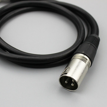 Izbalansirani XLR produžni kabel, XLR audio kabel s tri jezgre za mikser, DMX mikrofon, vatrootporan i siguran