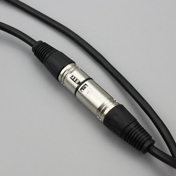 Izbalansirani XLR produžni kabel, XLR audio kabel s tri jezgre za mikser, DMX mikrofon, vatrootporan i siguran