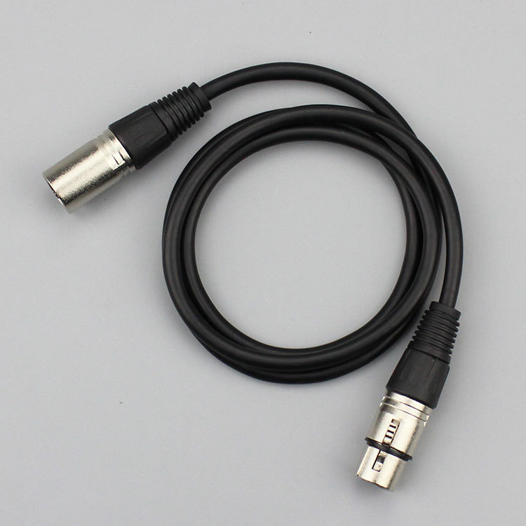 Izbalansirani XLR produžni kabel, XLR audio kabel s tri jezgre za mikser, DMX mikrofon, vatrootporan i siguran