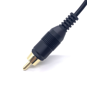 Gitarski kabel 6,35 mm na RCA, zlatno prevučena lotos glava, za glazbene instrumente i miksete, audio kabel, napajanje za tetovažno pero, duljina 2 m