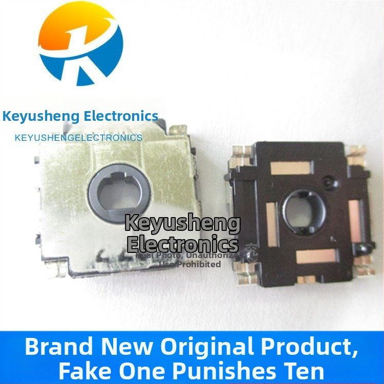 Potenciometer pre mixér, ALPS RSA0N11M9A0J, 10 Ω nominálna odolnosť, push-pull úprava, Typ D (index), 0.05 W, rozlíšenie 4 kroky