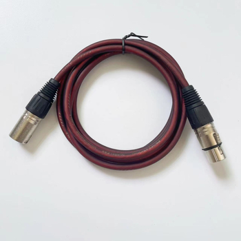 XLR kabel za mikrofon, muški na ženski, balansirani, za spoj s mikserom; Brend: Drugo; Certifikacija proizvoda: Vlastiti tvornički nadzor; Primjena: Audio i video
