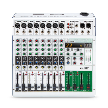 Mixer DSP cu 8 canale pentru home studio și karaoke