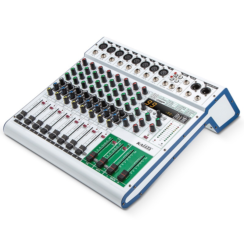 Mixer DSP cu 8 canale pentru home studio și karaoke