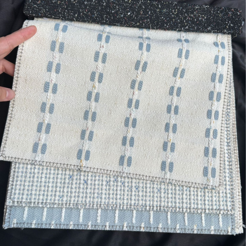 2025 nova zelena pruga, francuski pamuk-lan jacquard blackout zavjese za dječju sobu, spavaću sobu ili dnevni boravak – elegantan vrhunski dizajn
