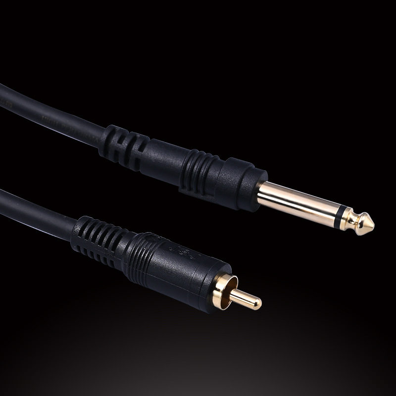 JSJ Jinshan Jiao audio kabel, 6,35 mm na banana konektor, 6,5 mm dvovodični na RCA, za povezivanje miksera i pojačala