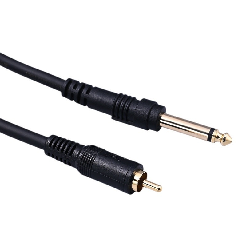 JSJ Jinshan Jiao audio kabel, 6,35 mm na banana konektor, 6,5 mm dvovodični na RCA, za povezivanje miksera i pojačala