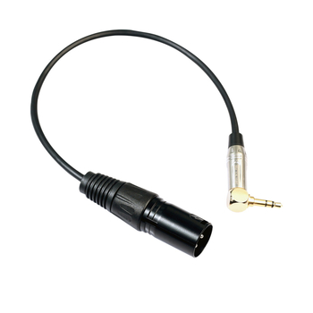 Adapter kabel 3,5 mm na XLR, 90° kut, duljina 0,3 m