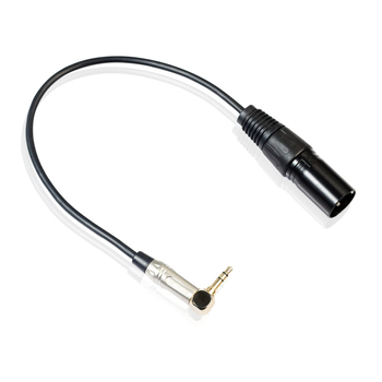 Adapter kabel 3,5 mm na XLR, 90° kut, duljina 0,3 m