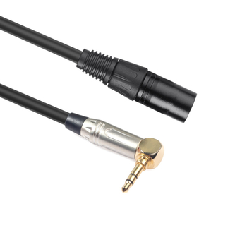 Adapter kabel 3,5 mm na XLR, 90° kut, duljina 0,3 m