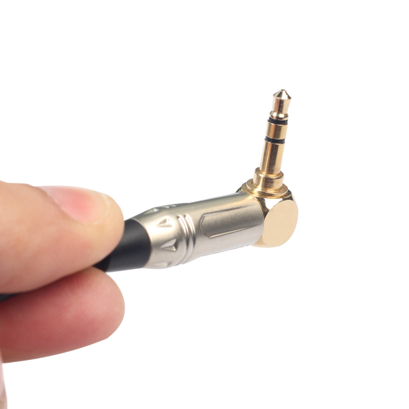 Adapter kabel 3,5 mm na XLR, 90° kut, duljina 0,3 m