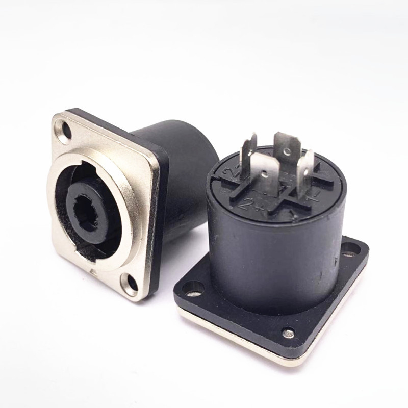 Weiyida soclu audio metalic cu patru nuclee pentru mixer de scenă – conector audio/video profesional