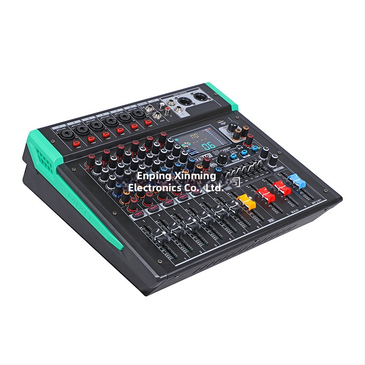 4-kanálový mixér s integrovaným zosilňovačom, Bluetooth — všetko v jednom pre profesionálne podujatia na pódiu, svadby a vonkajšie akcie KTV