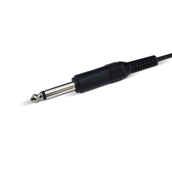 Cablu 6,35 mm mono către DC pentru chitară/microfon, 2 conductori, cupru pur, izolație PVC, 80°C