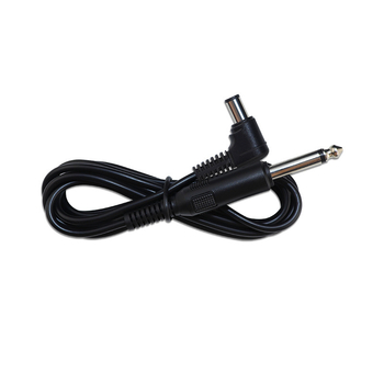 Cablu 6,35 mm mono către DC pentru chitară/microfon, 2 conductori, cupru pur, izolație PVC, 80°C