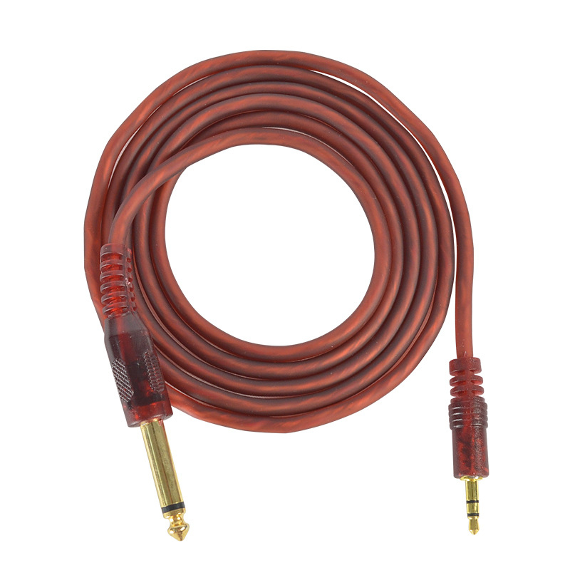Audio kabel 3,5 mm na 6,5 mm, muški–muški, zlatni konektori, bakreno središte, PVC omotač, za audio opremu i miksere