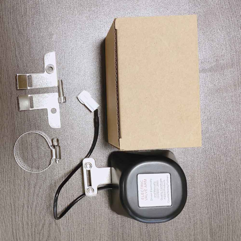 Manipulator de supape de gaze, 12V, cablat, deschiderea/închiderea automată a robinetului conductei de gaz