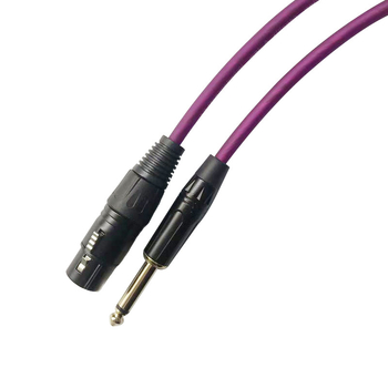 Izbalansirani audio kabel 6,35 mm na XLR, dvovodični, za mikrofon i zvučnik