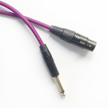 Izbalansirani audio kabel 6,35 mm na XLR, dvovodični, za mikrofon i zvučnik