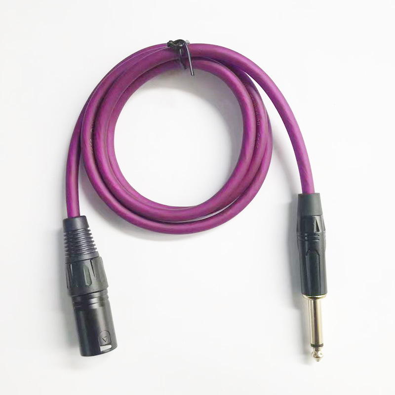 Izbalansirani audio kabel 6,35 mm na XLR, dvovodični, za mikrofon i zvučnik