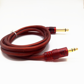 New Runteng aranyozott audio adapter kabel, 3.5 mm-től 6.35 mm-ig, hangkeverőhöz