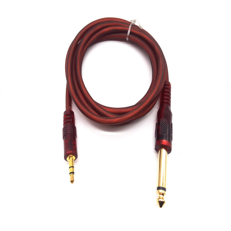 New Runteng aranyozott audio adapter kabel, 3.5 mm-től 6.35 mm-ig, hangkeverőhöz