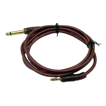 Zlatom pozlaćeni audio kabel 3.5 mm na 6.35 mm, bakreni vodiči, za gitaru i mixer