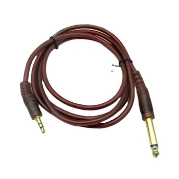 Zlatom pozlaćeni audio kabel 3.5 mm na 6.35 mm, bakreni vodiči, za gitaru i mixer