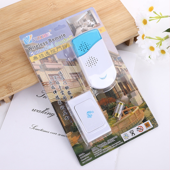 Diaľkové bezdrôtové zvonček dverí 822AC, V-ZORR, 110-220V sieťové napájanie, 16–32 melódií, vhodné pre dom a obchod