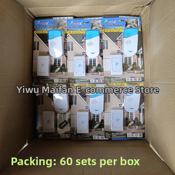 Diaľkové bezdrôtové zvonček dverí 822AC, V-ZORR, 110-220V sieťové napájanie, 16–32 melódií, vhodné pre dom a obchod