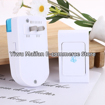 Diaľkové bezdrôtové zvonček dverí 822AC, V-ZORR, 110-220V sieťové napájanie, 16–32 melódií, vhodné pre dom a obchod