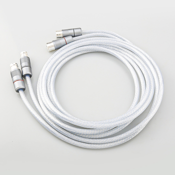 Cablu audio XLR balansat cu conductori placati cu argint pentru amplificator Hi-Fi, model A58