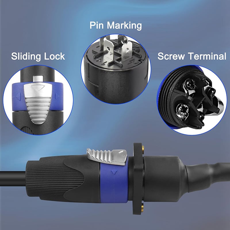 Audio kabel JM0001212 za audio perifernu opremu, četiri jezgre, jezgro od bakra bez oksigena, niklano obloženi konektori, PVC kućište, ROHS