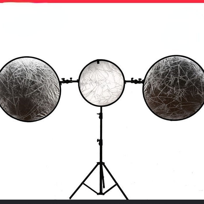 Αναδιπλούμενος ανακλαστήρας 2-σε-1 για φωτογράφηση, πολυεστερική ταφτά, 0,2 kg, εσωτερική και εξωτερική χρήση