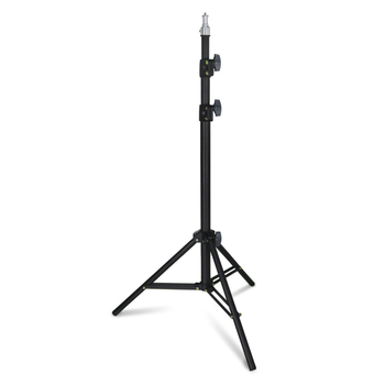 Suport fotografic metalic pentru telefon mobil și iluminare de studio, înălțime de lucru 1.7 m, design cu 3 noduri, țevi Ø25,4/22,2/19,5 mm, încărcătură maximă 20 kg