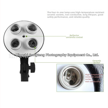 Card Shadow Softbox svetelná súprava so 4 lampami – dvojitý set pre štúdiové portréty