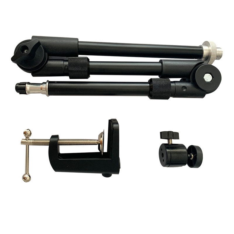 Suport foto de birou pliabil din aliaj de aluminiu, cu 3 segmente, încărcare 3 kg, greutate 0.48 kg