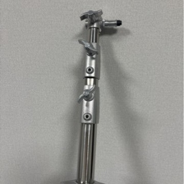 Stalak za rasvjetu od nehrđajućeg čelika, teški, za fotografiju, 3 odjeljka, nosivost 10 kg, težina 2,2 kg